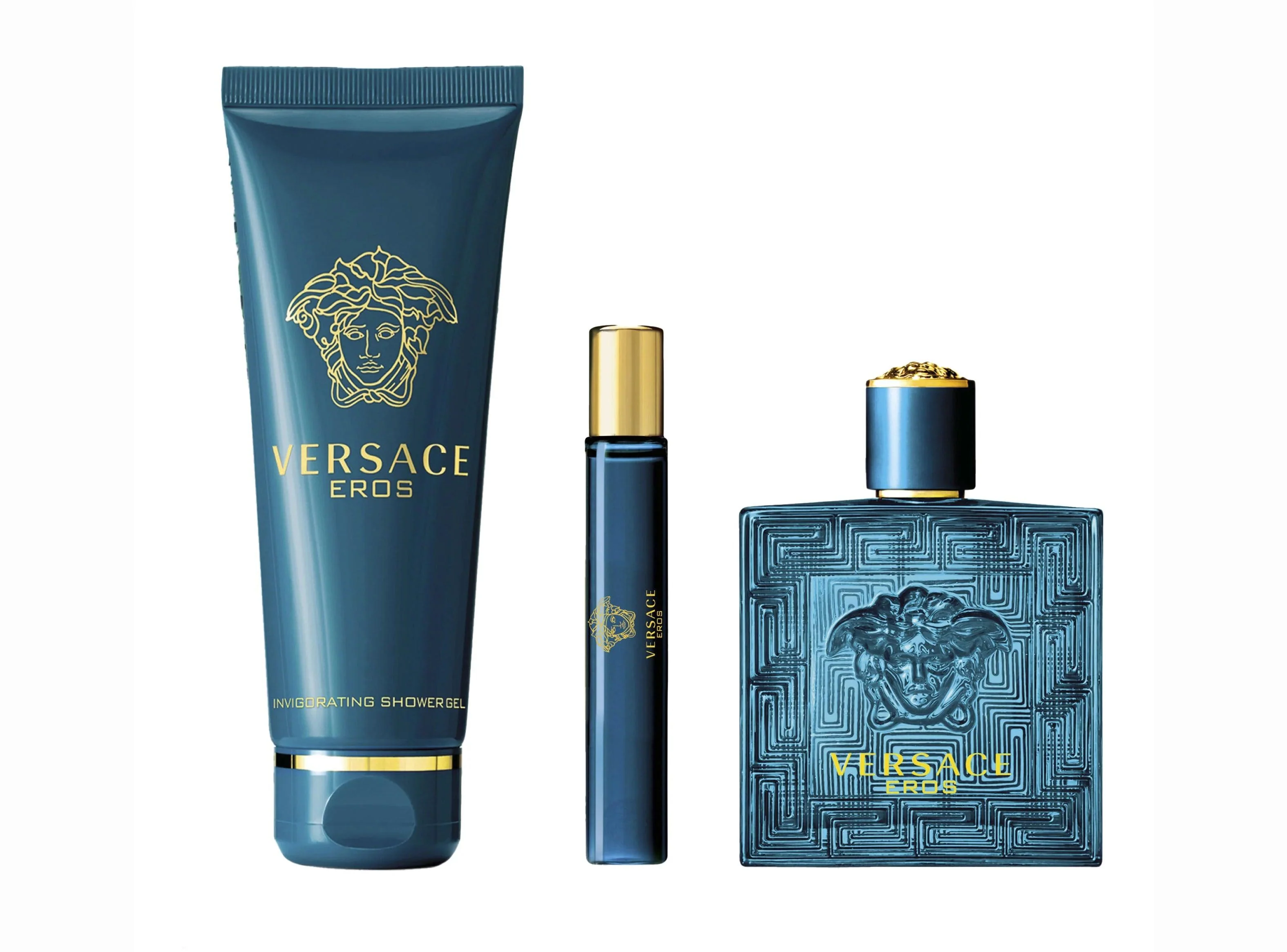 Eros EDT Gift Set for Men (3PC) - Image 2