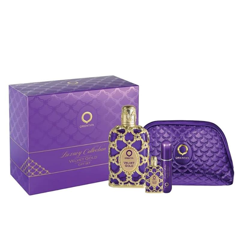 Orientica Velvet Gold EDP Gift Set (4PC)